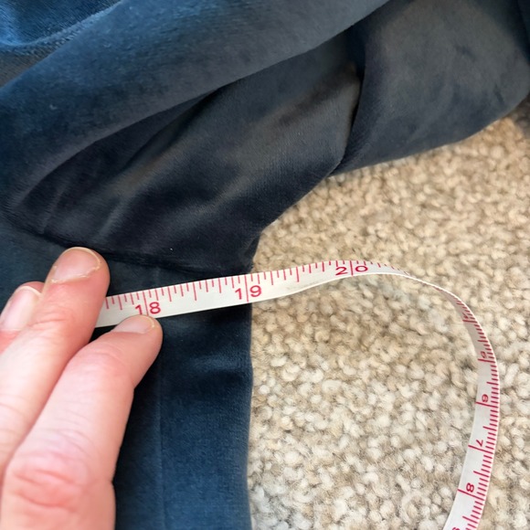 Moss London Velvet Blazer Mens S/M Blue Single Breasted Party Formal Holiday - Picture 6 of 11